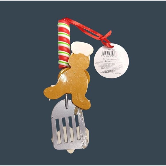 Department 56 Christmas Ornament Mrs. Claus Sweet Shoppe Gingerbread Man Retired - Picture 2 of 2